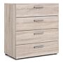 Pepe Chest Of 4 Drawers In Truffle Oak