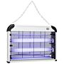 Outsunny Free Standing Wall Hanging 20w Electric Fly Mosquito Killer Electric Fly Zapper, Bug Zapper, Insect Killer, Silver