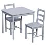 Yorkshire 2 Seater Dining Set, Grey