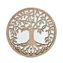 Round Cut Out Tree Of Life Mirror 35cm