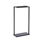 Towel Stand Black Steel Matt Powder Coated 3 Rails Standing Towel Rack Modern Bathroom Accessories