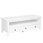 Tv Stand White Tv Up To 61ʺ Recommended 3 Drawers Cable Management