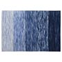 Rug Blue Wool And Polyester 140 X 200 Cm Hand Woven