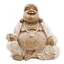 Happy Buddha - Whitewash 50cm