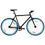 Vidaxl Fixed Gear Bike Black And Blue 700c 55 Cm