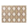 Area Rug Beige Jute Cotton 160 X 230 Cm Braided Handmade With Tassels Natural Boho Style Textile