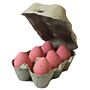 Pack Of 6 Bath Eggs - Cherry