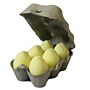 Pack Of 6 Bath Eggs - Banana