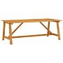 Vidaxl Garden Dining Table 206x100x74 Cm Solid Acacia Wood