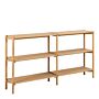 Braidwood Bookcase With 4 Shelves In Oak