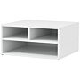 Homcom Three-compartment Printer Storage Cabinet - White