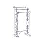 Towel Stand Grey Iron Purposefully Distressed Old Looking Freestanding Rack Bathroom Vintage Classical