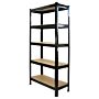 Monster Racking T-rax Heavy Duty Shelving Units, Black, 75cm W, 30cm D