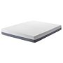 Memory Foam Mattress White With Grey Fabric King Size 5ft3 Medium Firm