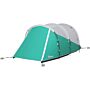 Outsunny 2 Room Camping Tent For 4-5 Man, 3000mm Waterproof Family Tent With Carry Bag, For Fishing Hiking Festival, Green