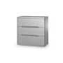 Manhattan 3 Drawer Chest - Grey