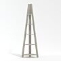 Tiva Corner Ladder Shelving Grey