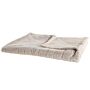 Blanket Beige Polyester Fabric 180 X 220 Cm Modern Minimalist Throw Fluffy