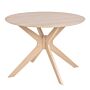 I_duncan Round Dining Table In White Oak