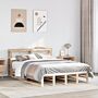 Vidaxl Bed Frame Without Mattress 160x200 Cm Solid Wood Pine