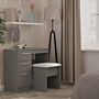 Contrast 3 Drawer Vanity In Dusk Grey