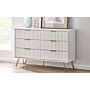 Murano 6 Drawer Chest - Matt White