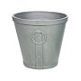 Plant Pot Planter Grey Fibre Clay Outdoor Resistances 45 X 41 Cm All-weather