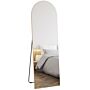 Homcom 150cm Arched Full Length Mirror - Gold Tone