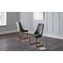 Vittoria Cantilever Dining Chair - Grey