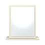 Warwick Small Desktop Mirror In Cream Ash & Modern Oak