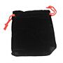 Quality Velvet Pouch - Black 10x12cm