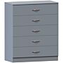 Riano 5 Drawer Chest, Grey