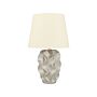 Bedside Table Lamp Golden Base Cream Shade