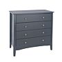 Como Blue 4 Drawer Chest