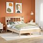 Vidaxl Bookcase Bed Without Mattress 150x200 Cm King Size Solid Wood Pine