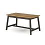 Corona Black Live Edge Large Dining Table