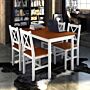 Vidaxl 5 Piece Dining Set Brown And White