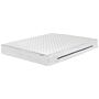 Pocket Spring Mattress Medium White 160 X 200 Cm Polyester With Cooling Memory Foam With Zip