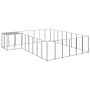 Vidaxl Dog Kennel Silver 15.73 M² Steel