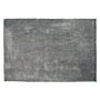 Shaggy Area Rug Grey Cotton Polyester Blend 140 X 200 Cm Fluffy Dense Pile