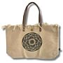 Natural Tote Bag Leather Handle - Mandela