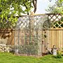 Outsunny 143cm X 118cm Walk-in Lean To Greenhouse, With Accessories