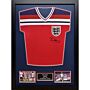 England Fa 1982 Robson Signed Shirt (framed)