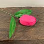 Craft Soap Flower - Med Tulip - Rose - Pack Of 10