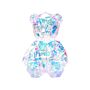 Led Decoration Multicolour Teddy Bear Iridescent Holographic Rgb Usb Powdered