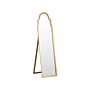 Standing Mirror Gold Mdf Glass 40 X 150 Cm With Stand Decorative Frame