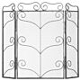 Heavy Large Antique Silver Fire Screen