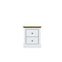 Devon Bedside Cabinet White