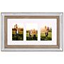 Photo Frame Dark Wood 32 X 50 Cm For 3 Pictures 10 X 15 Cm Collage Aperture