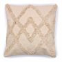 Classic Cushion Cover - Cream Lux Criss-cross - 45x45cm